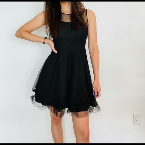 Evernew? Black midi dress like new size xs - Picture 2 of 4